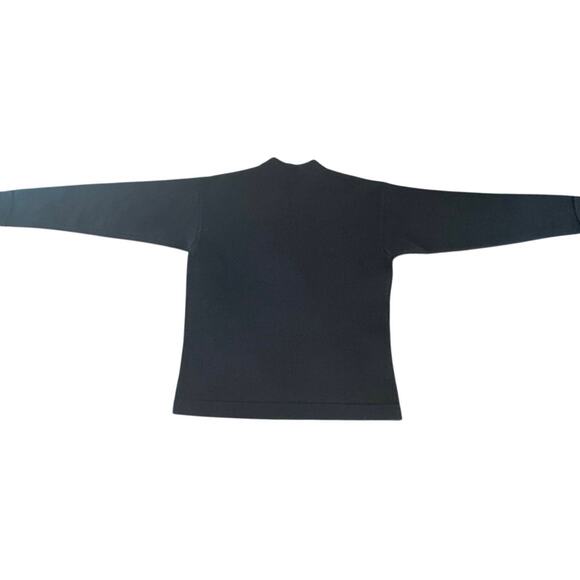 ⭐️ Vintage Meggi Hand Loomed 100% New Wool Made In Germany Black Sweater Sz 36 - Picture 3 of 7